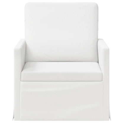 vidaXL Armchair White 70 x 81 x 82 cm Fabric