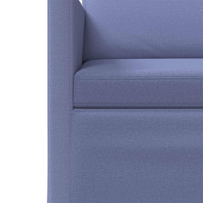 vidaXL Armchair Jeans Blue 70 x 81 x 82 cm Fabric