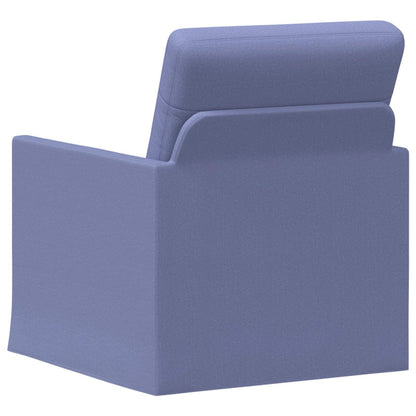 vidaXL Armchair Jeans Blue 70 x 81 x 82 cm Fabric