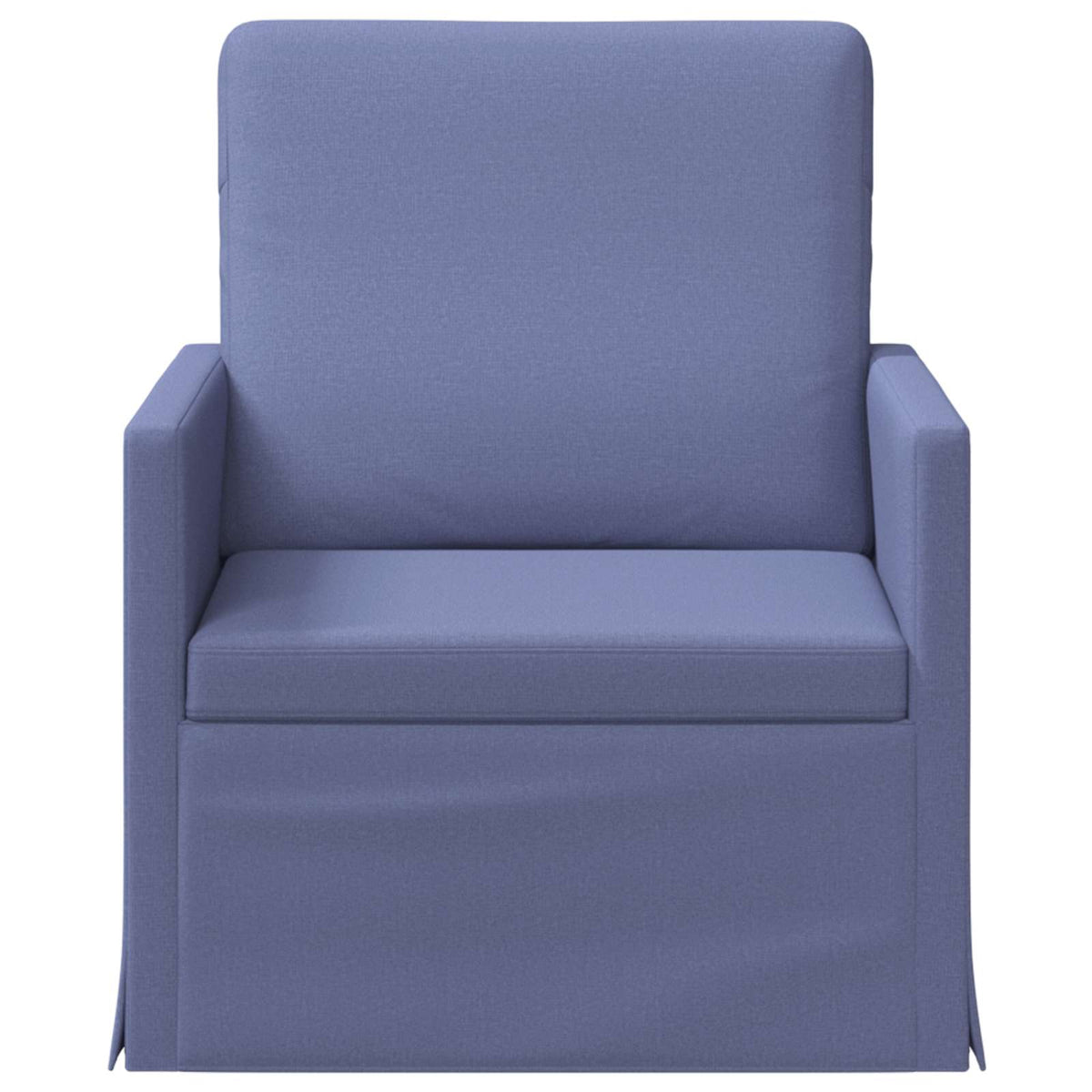 vidaXL Armchair Jeans Blue 70 x 81 x 82 cm Fabric