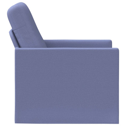 vidaXL Armchair Jeans Blue 70 x 81 x 82 cm Fabric