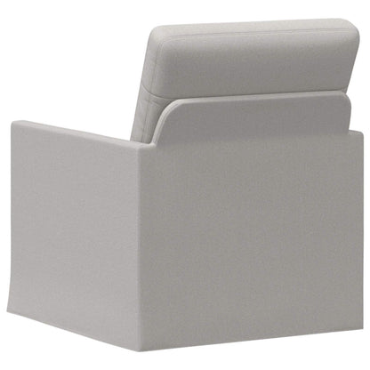 vidaXL Armchair Cloud Grey 70 x 81 x 82 cm Fabric