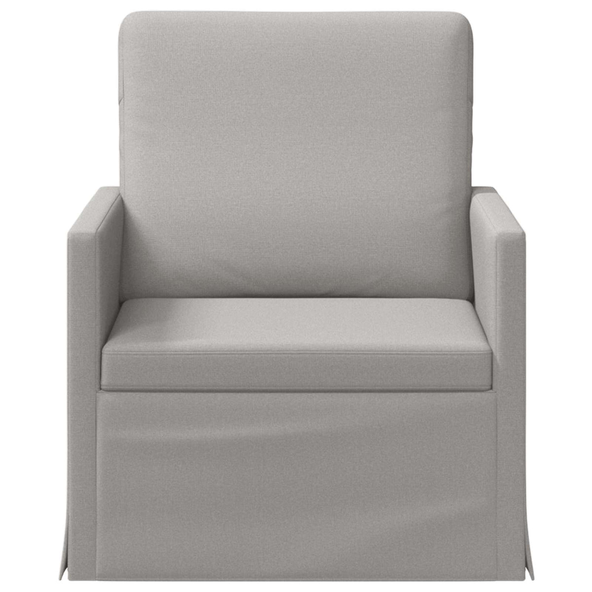 vidaXL Armchair Cloud Grey 70 x 81 x 82 cm Fabric