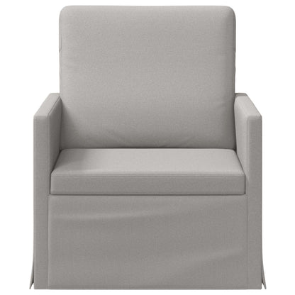 vidaXL Armchair Cloud Grey 70 x 81 x 82 cm Fabric