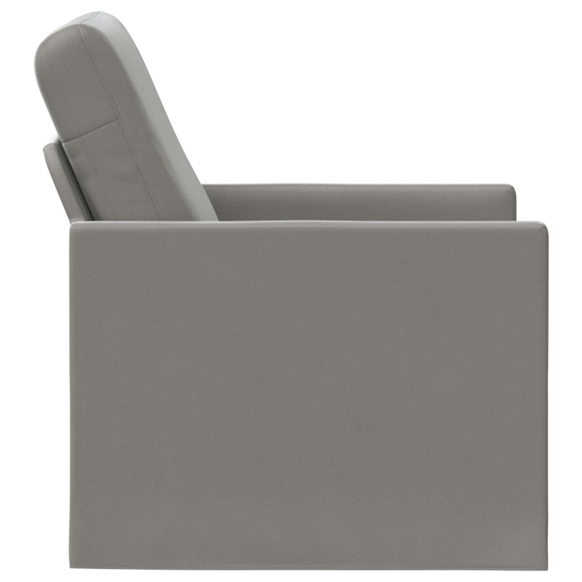 vidaXL Armchair Light Grey 70 x 81 x 82 cm Velvet