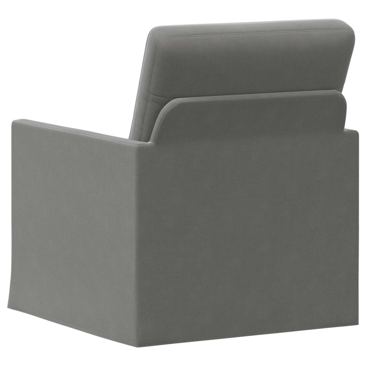 vidaXL Armchair Dark Grey 70 x 81 x 82 cm Velvet