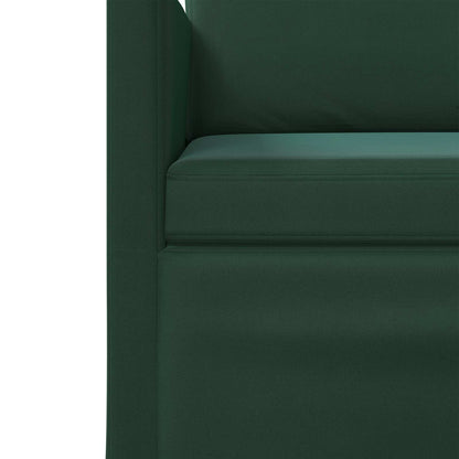 vidaXL Armchair Dark Green 70 x 81 x 82 cm Velvet