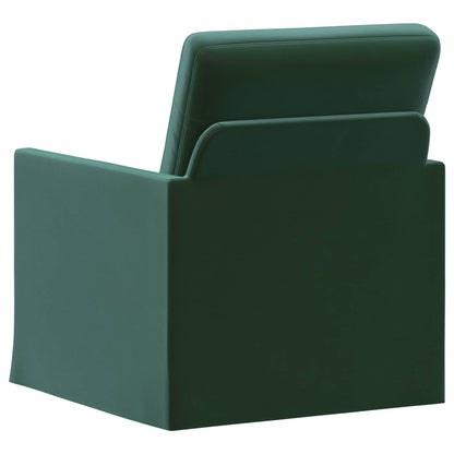 vidaXL Armchair Dark Green 70 x 81 x 82 cm Velvet