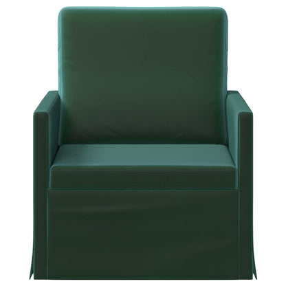 vidaXL Armchair Dark Green 70 x 81 x 82 cm Velvet