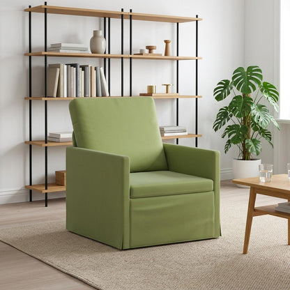 vidaXL Armchair Light Green 70 x 81 x 82 cm Velvet