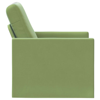 vidaXL Armchair Light Green 70 x 81 x 82 cm Velvet
