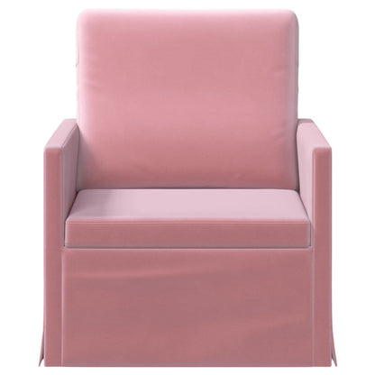 vidaXL Armchair Pink 70 x 81 x 82 cm Velvet