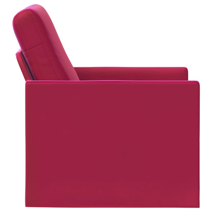 vidaXL Armchair Wine Red 70 x 81 x 82 cm Velvet
