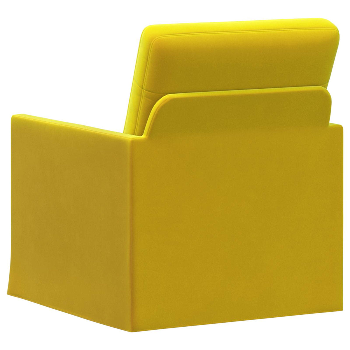 vidaXL Armchair Yellow 70 x 81 x 82 cm Velvet