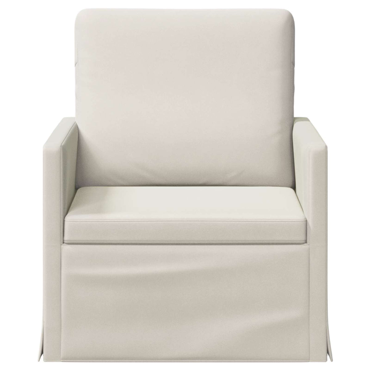 vidaXL Armchair Cream 70 x 81 x 82 cm Velvet