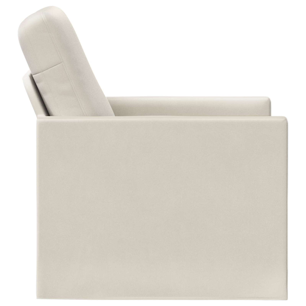 vidaXL Armchair Cream 70 x 81 x 82 cm Velvet