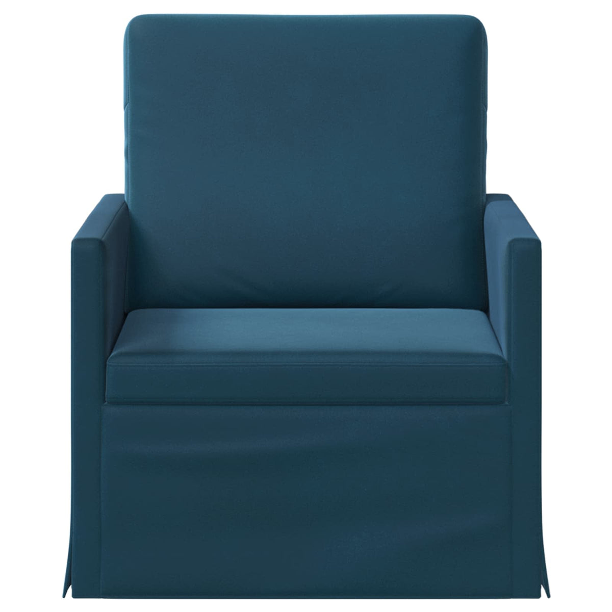 vidaXL Armchair Blue 70 x 81 x 82 cm Velvet
