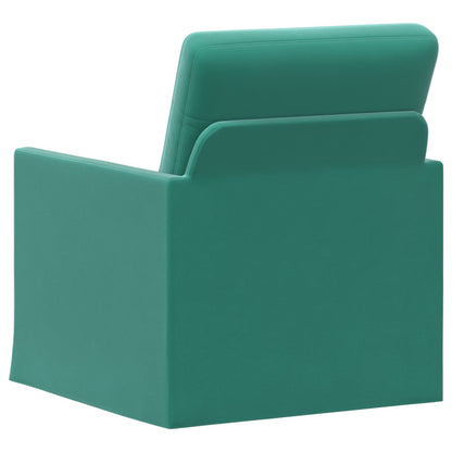 vidaXL Armchair Turquoise 70 x 81 x 82 cm Velvet