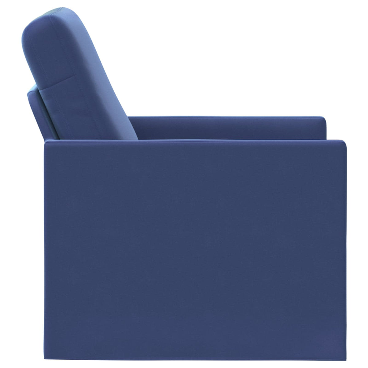 vidaXL Armchair Police Blue 70 x 81 x 82 cm Velvet