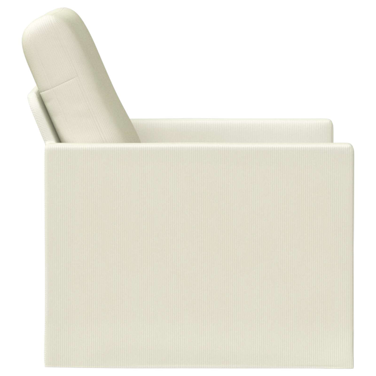 vidaXL Armchair Cream 70 x 81 x 82 cm Corduroy Fabric