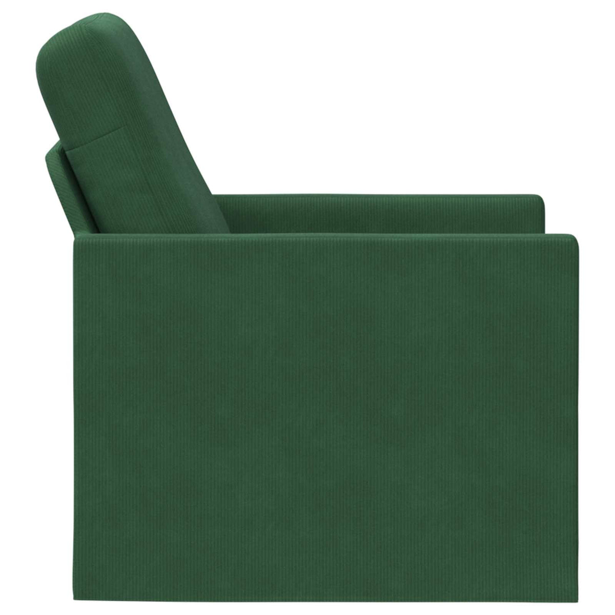 vidaXL Armchair Jungle Green 70 x 81 x 82 cm Corduroy Fabric