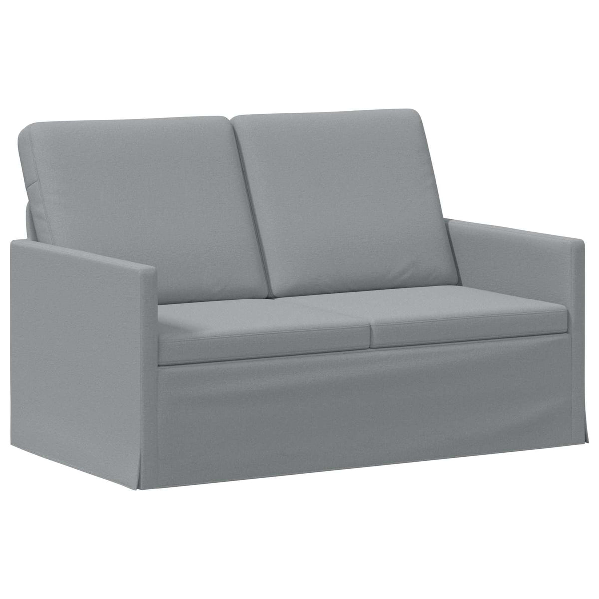 vidaXL 2 Seater Sofa Light Grey 130 x 81 x 82 cm Fabric