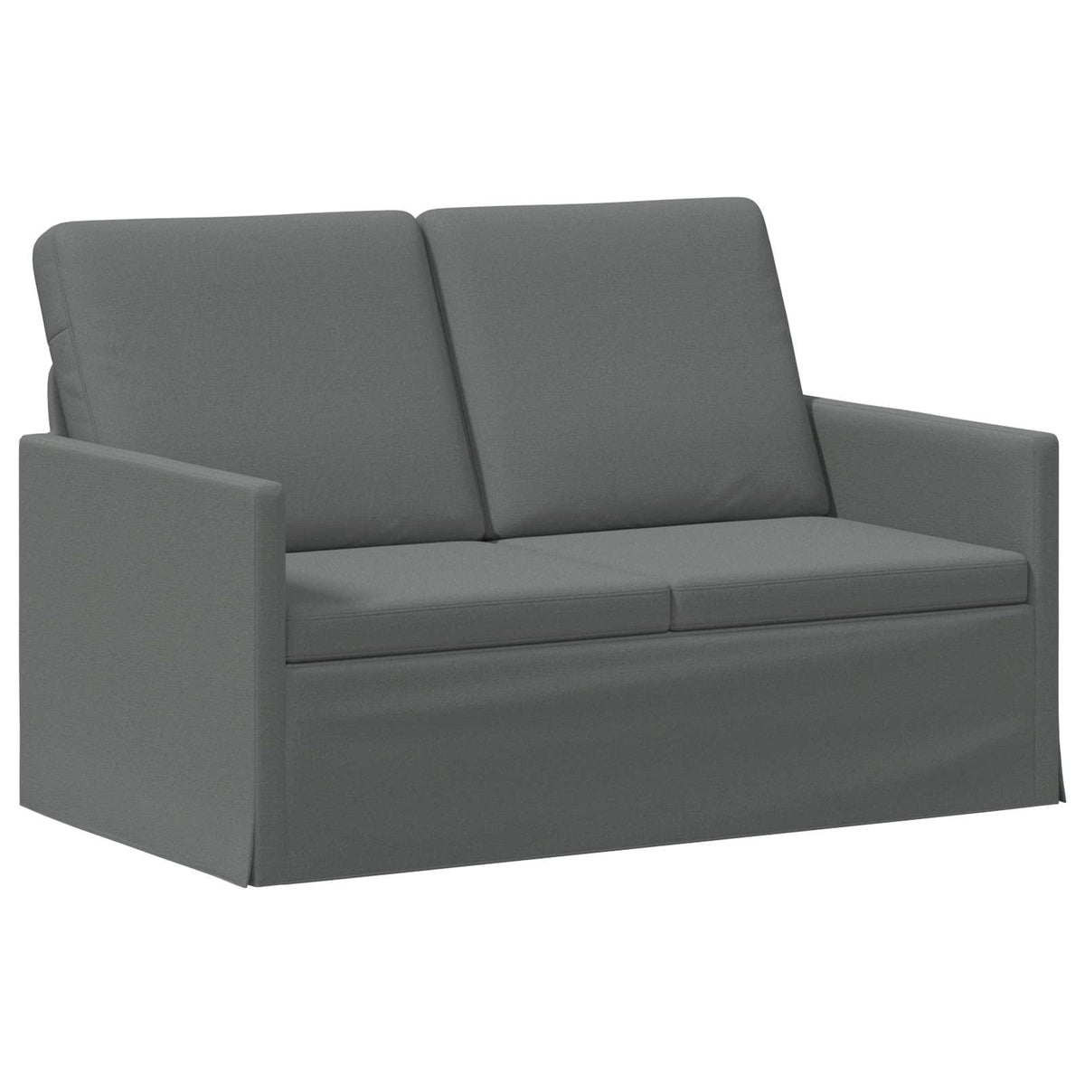 vidaXL 2 Seater Sofa Dark Grey 130 x 81 x 82 cm Fabric