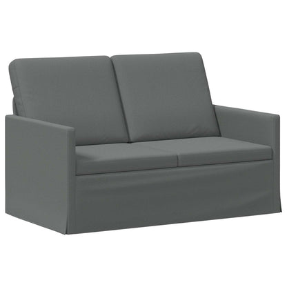 vidaXL 2 Seater Sofa Dark Grey 130 x 81 x 82 cm Fabric