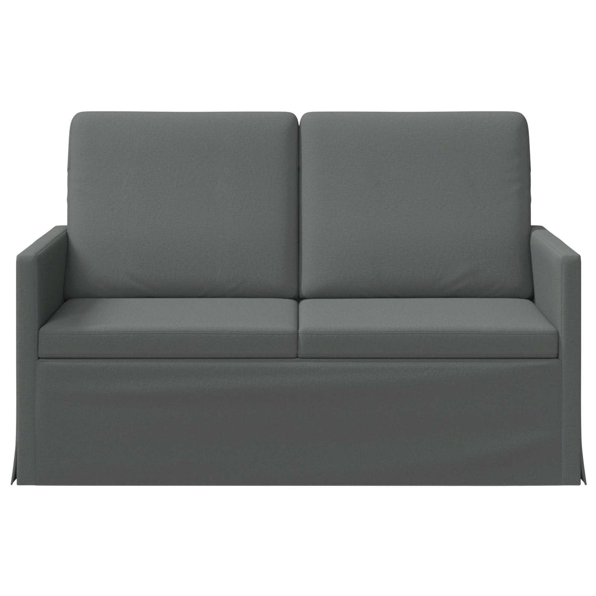 vidaXL 2 Seater Sofa Dark Grey 130 x 81 x 82 cm Fabric