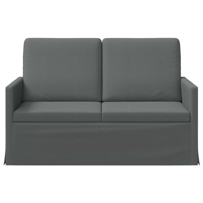 vidaXL 2 Seater Sofa Dark Grey 130 x 81 x 82 cm Fabric