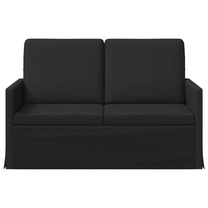 vidaXL 2 Seater Sofa Black 130 x 81 x 82 cm Fabric