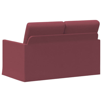vidaXL 2 Seater Sofa Wine Red 130 x 81 x 82 cm Fabric