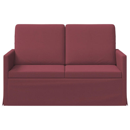 vidaXL 2 Seater Sofa Wine Red 130 x 81 x 82 cm Fabric