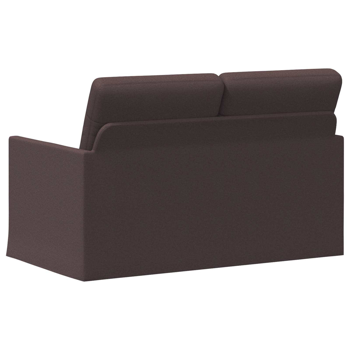 vidaXL 2 Seater Sofa Dark Brown 130 x 81 x 82 cm Fabric
