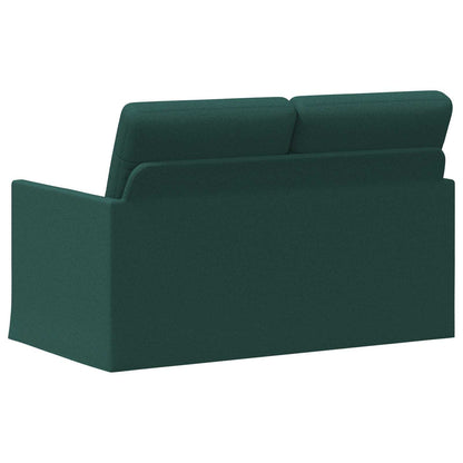 vidaXL 2 Seater Sofa Dark Green 130 x 81 x 82 cm Fabric