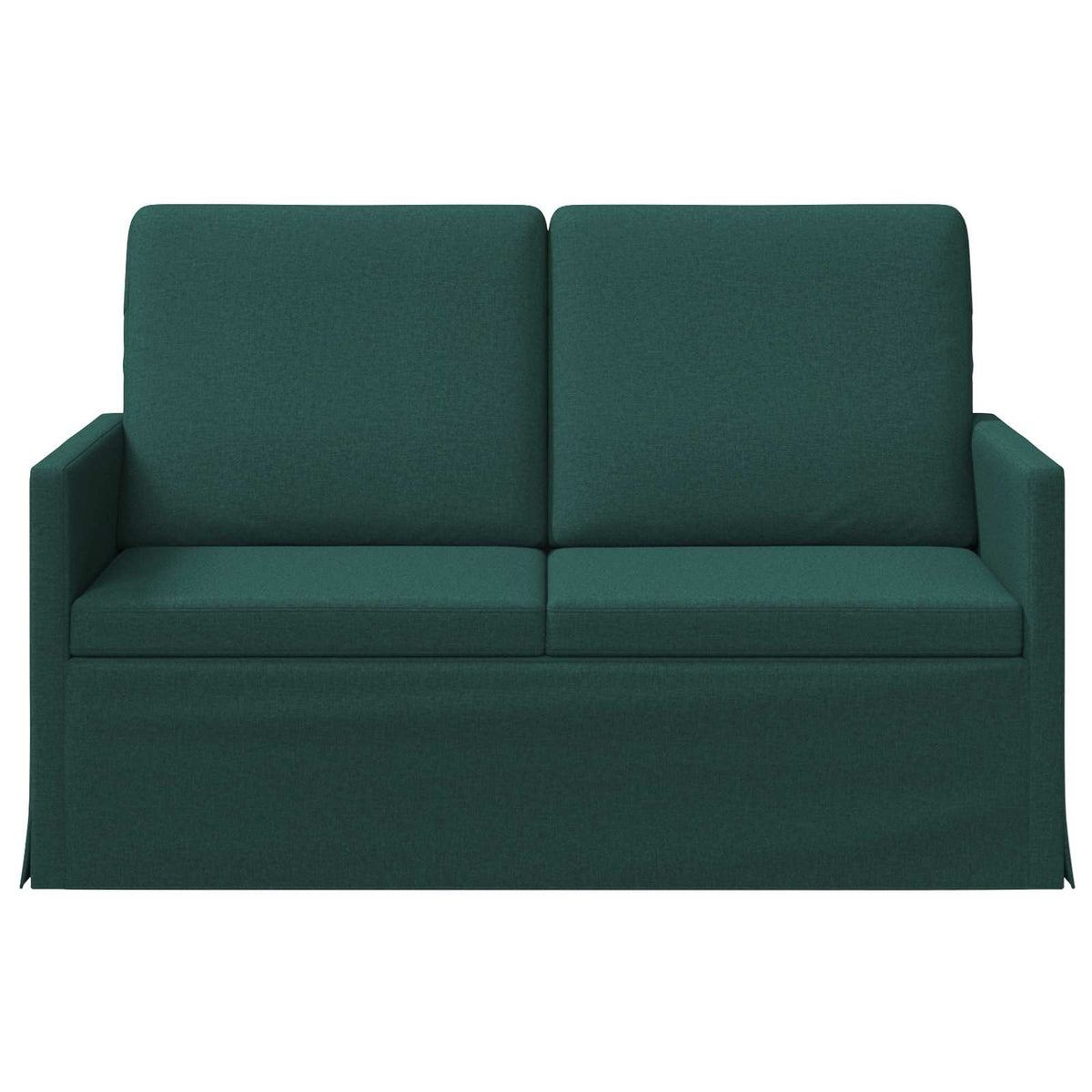 vidaXL 2 Seater Sofa Dark Green 130 x 81 x 82 cm Fabric
