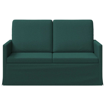 vidaXL 2 Seater Sofa Dark Green 130 x 81 x 82 cm Fabric