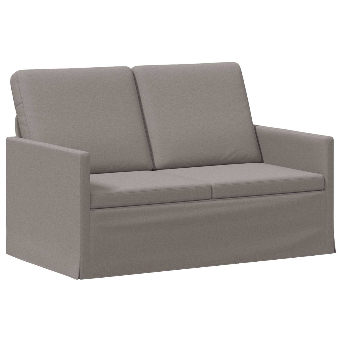 vidaXL 2 Seater Sofa Taupe 130 x 81 x 82 cm Fabric