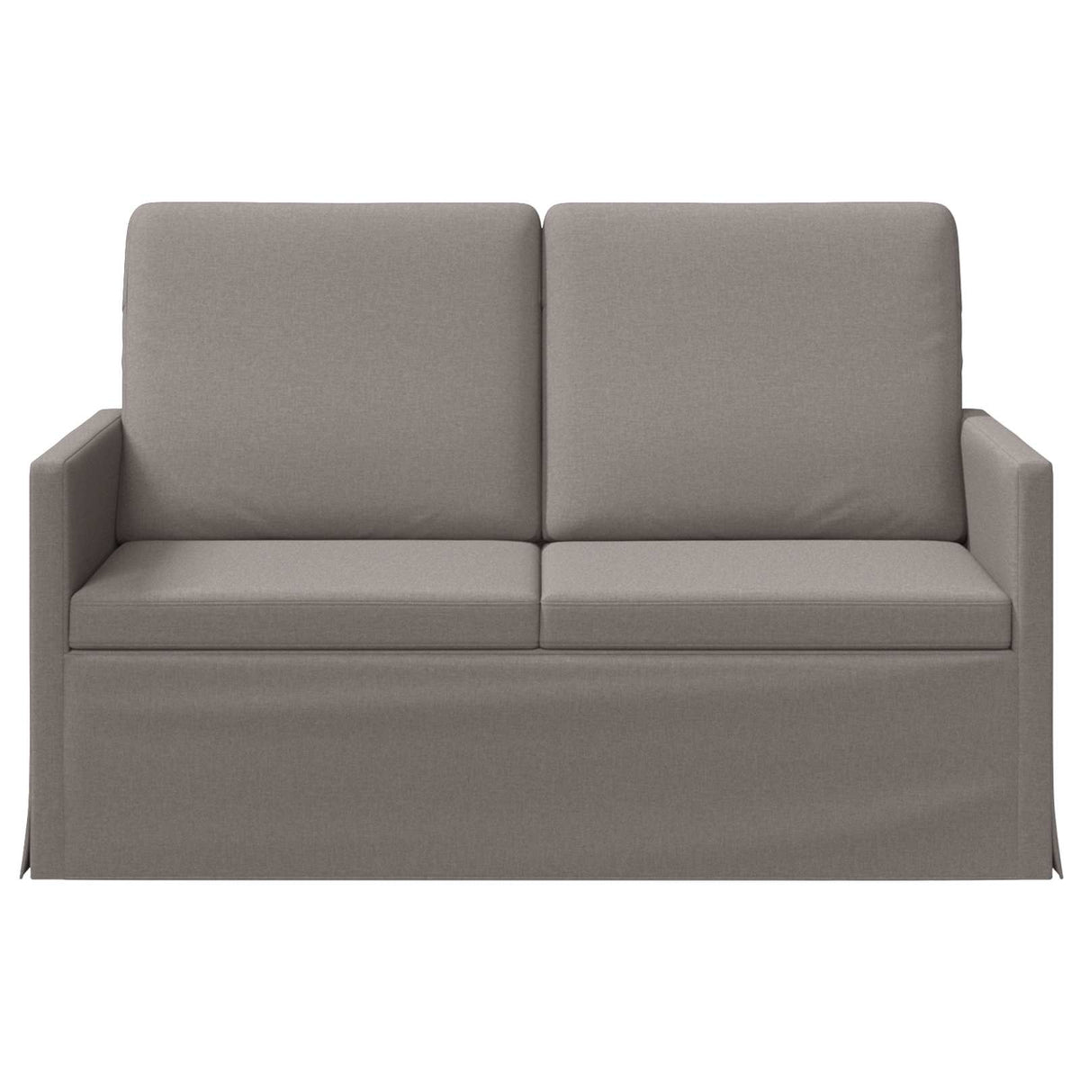 vidaXL 2 Seater Sofa Taupe 130 x 81 x 82 cm Fabric