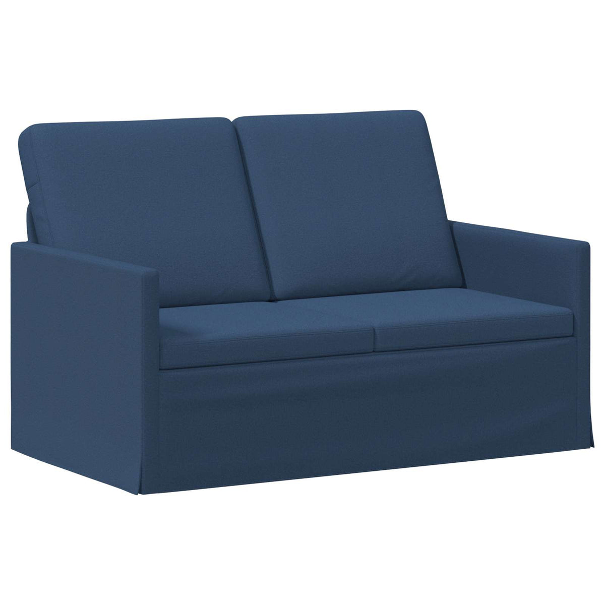 vidaXL 2 Seater Sofa Blue 130 x 81 x 82 cm Fabric