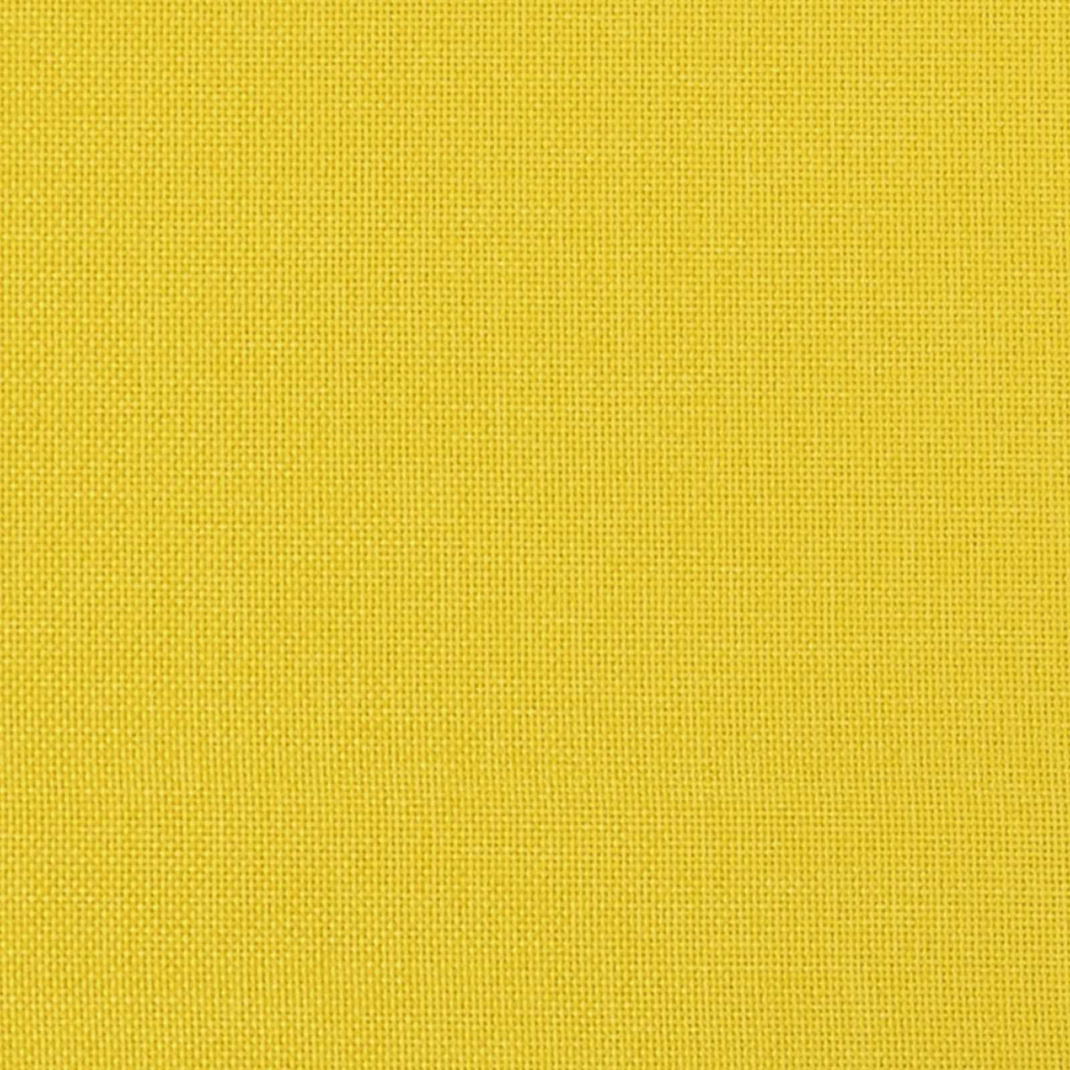 vidaXL 2 Seater Sofa Light Yellow 130 x 81 x 82 cm Fabric