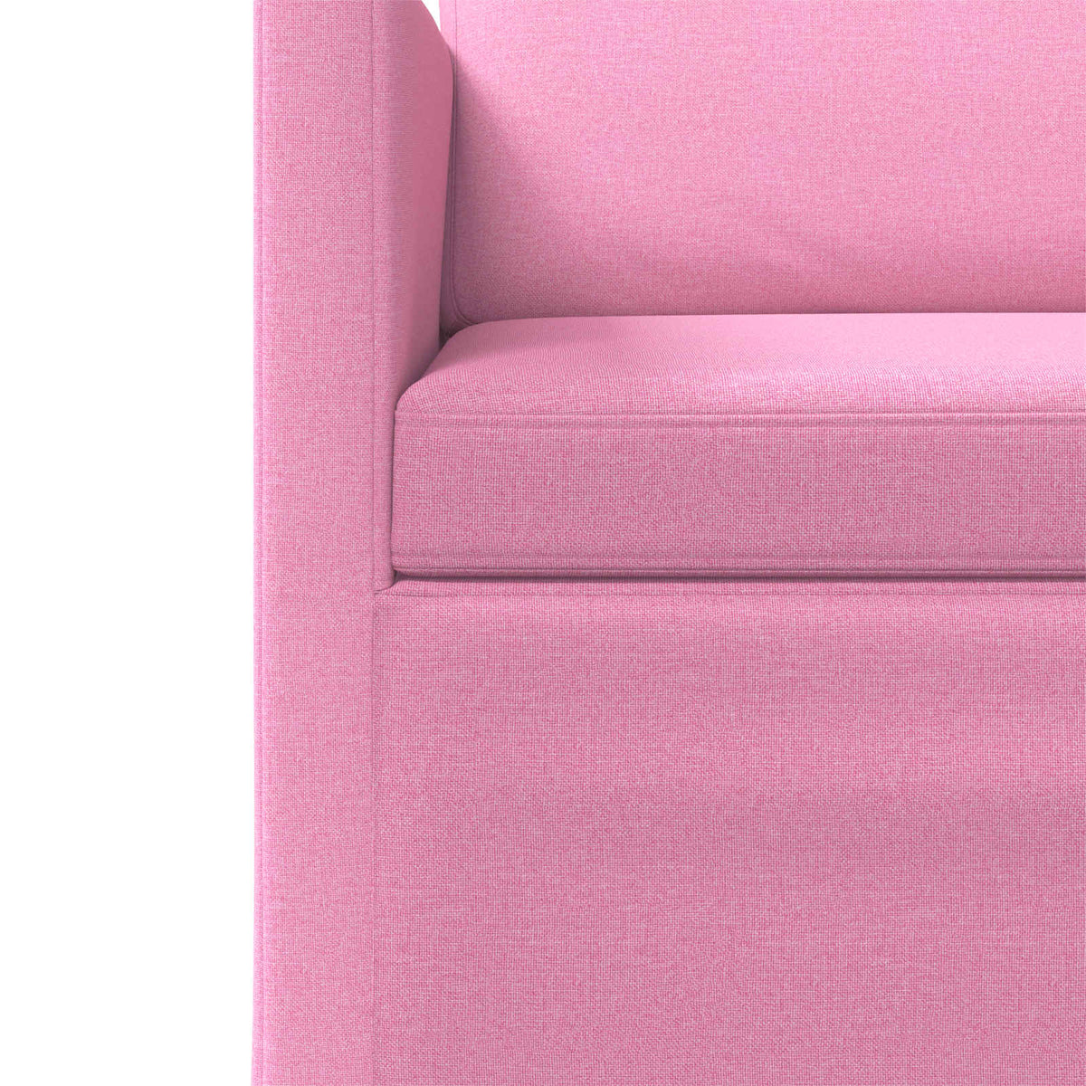 vidaXL 2 Seater Sofa Pink 130 x 81 x 82 cm Fabric