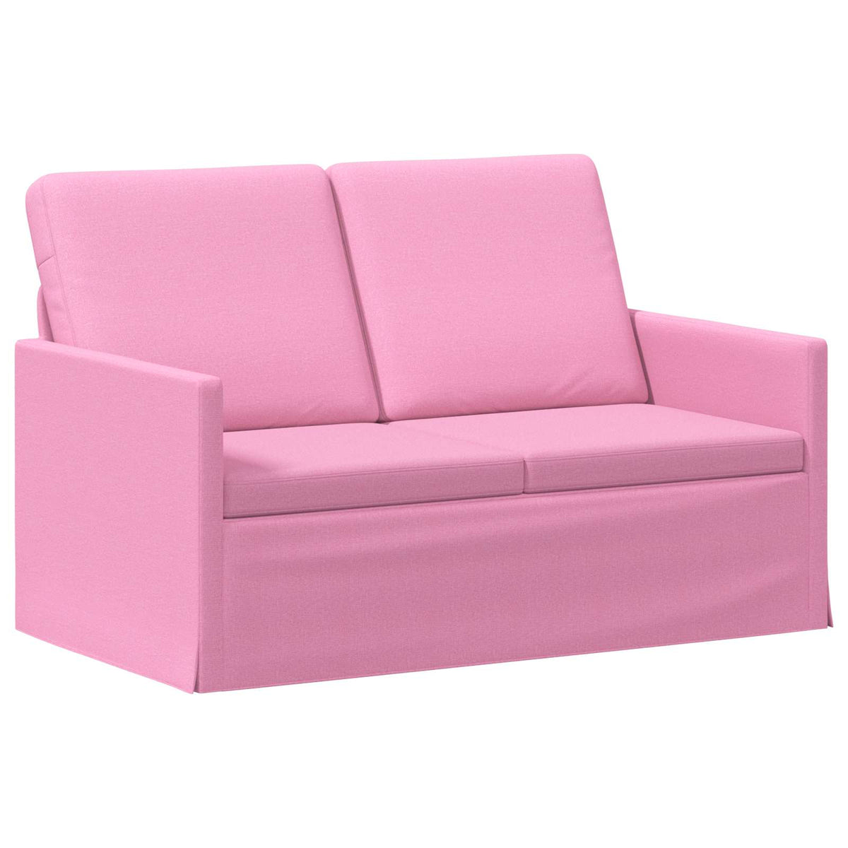 vidaXL 2 Seater Sofa Pink 130 x 81 x 82 cm Fabric