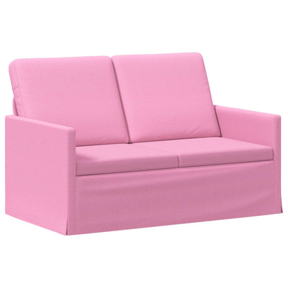 vidaXL 2 Seater Sofa Pink 130 x 81 x 82 cm Fabric