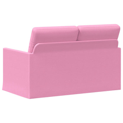 vidaXL 2 Seater Sofa Pink 130 x 81 x 82 cm Fabric