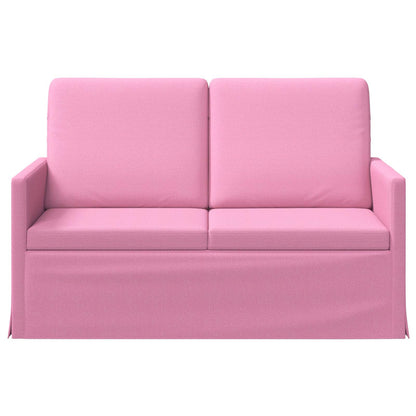 vidaXL 2 Seater Sofa Pink 130 x 81 x 82 cm Fabric