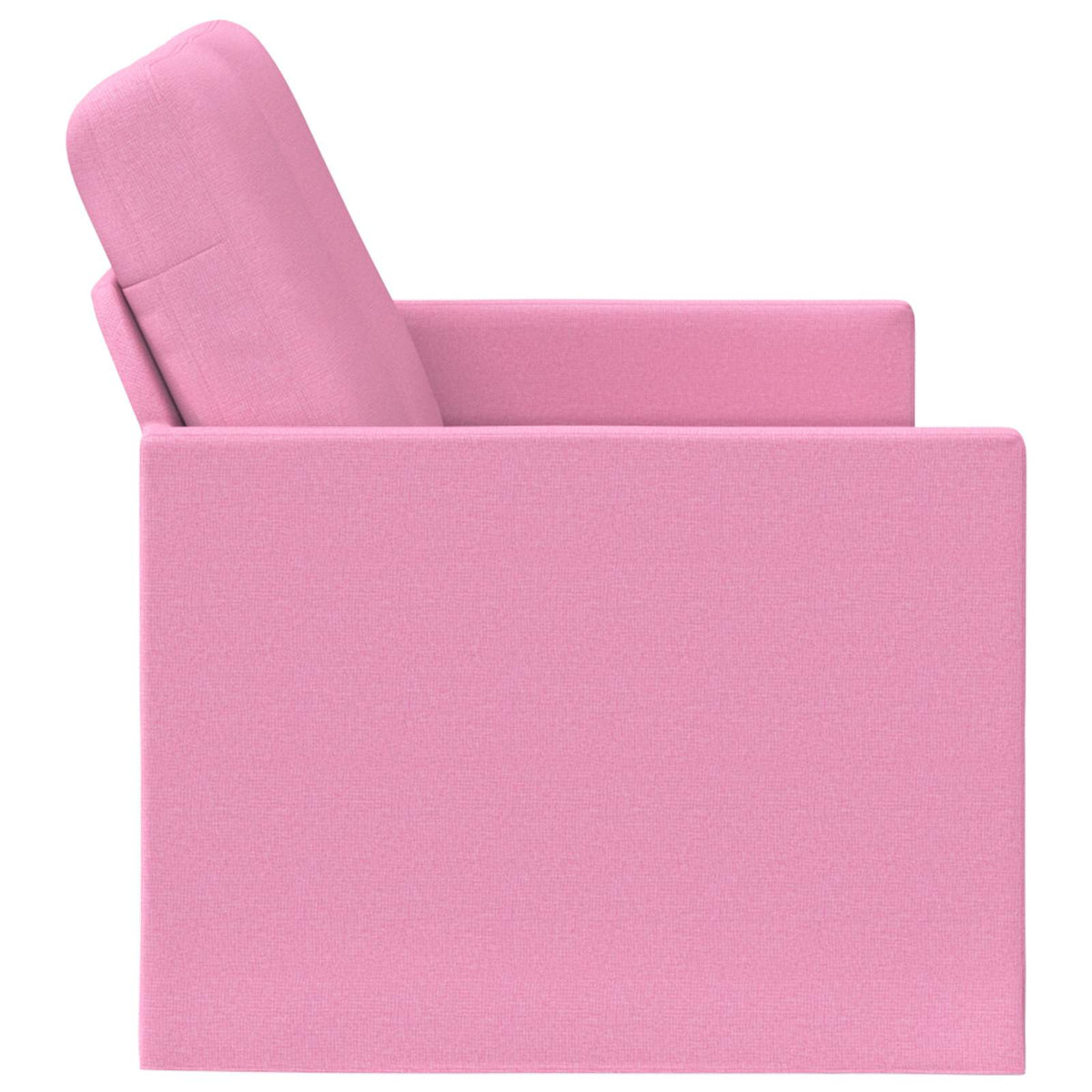vidaXL 2 Seater Sofa Pink 130 x 81 x 82 cm Fabric