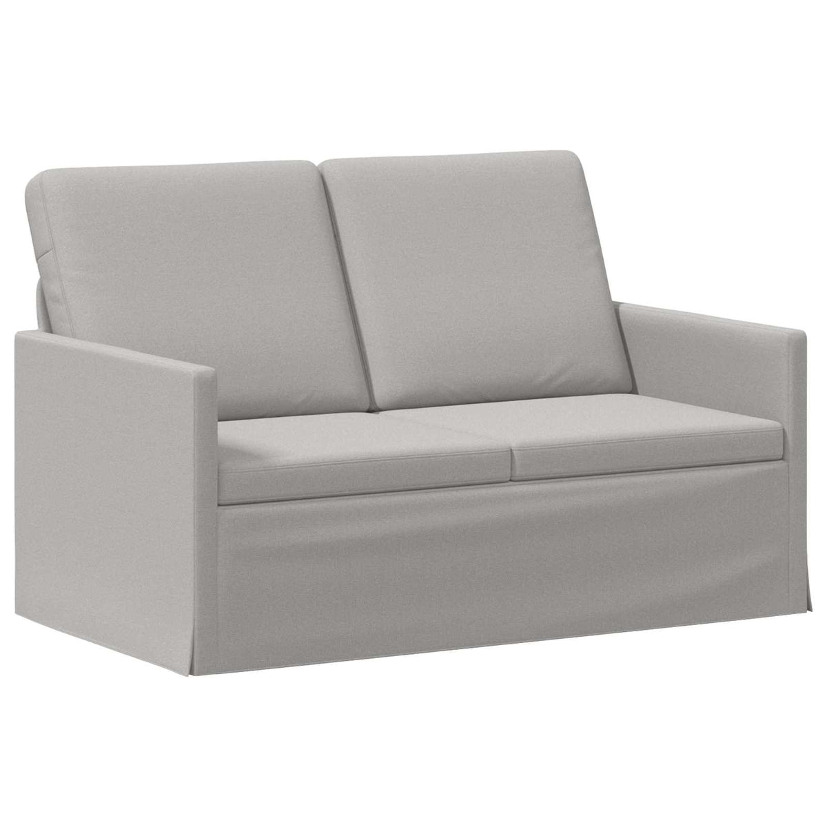 vidaXL 2 Seater Sofa Cloud Grey 130 x 81 x 82 cm Fabric