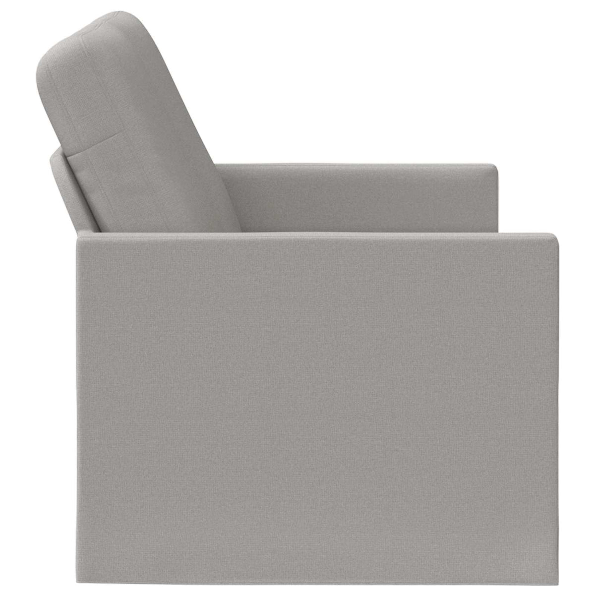 vidaXL 2 Seater Sofa Cloud Grey 130 x 81 x 82 cm Fabric