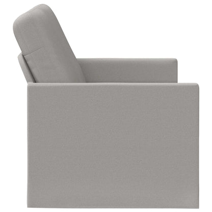vidaXL 2 Seater Sofa Cloud Grey 130 x 81 x 82 cm Fabric